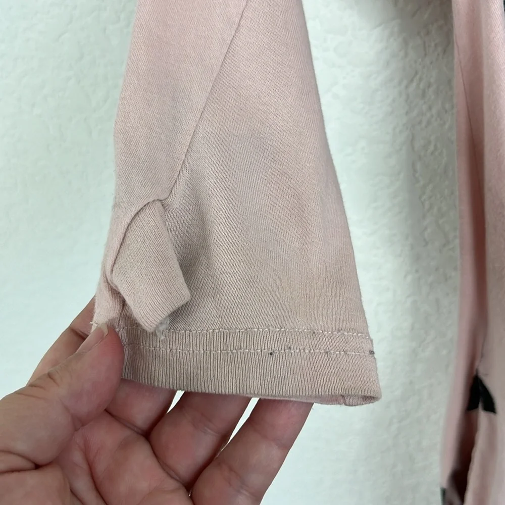 nununu Star Long Sleeve Thumbs A Line Swing Dress